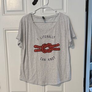 I Literally Can Knot Tshirt L